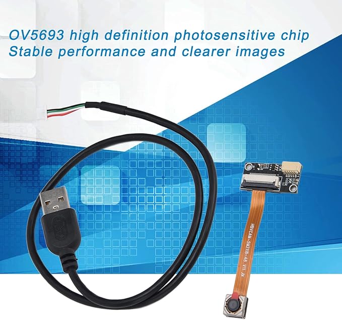 5MP Autofocus Camera Module USB 2.0 Webcam Board for Android HD Mini Camera with 110° Wide View - Plug and Play High Compatibility Clear Image Capture