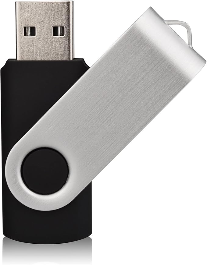 Aiibe 10 Pack 32GB Flash Drive USB Flash Drive USB 3.0 Thumb Drives USB Memory Stick 32 GB 3.0 Flash Drives Bulk (10 Mixed Colors: Black Blue Red Green Orange White Yellow Pink Purple Silver)