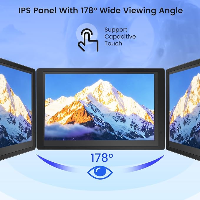 ELECROW ESP32 Display 800×480 5 HMI Advanced ESP32 IPS Touch Display with Acrylic Case Support AI Speech Interaction 32-Bit LX7 Dual-Core Processor Up to 240MHz Compatible with Arduino ESP-IDF
