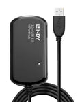 LINDY 12 Meter USB 2.0 Active Extension Pro 4 Port Hub (42783)