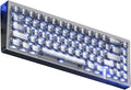 MelGeek REAL67 Wired Gaming Keyboard with RGB Magnetic Keyboard with Hall Effect Rapid Trigger Hot-Swappable Snap Tap &amp Adjustable Actuation Online HIVE Custom(Calcium- Gray)