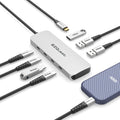EZQuest USB C Hub Docking Station 7 in 1 with 3 Gen 2 10Gbs Ports 3 USB A 3.0 Ports 1 USB C Power Delivery 3.0 with 5Gbs Data Compatible with MacBook/Dell/HP/Lenovo Laptops