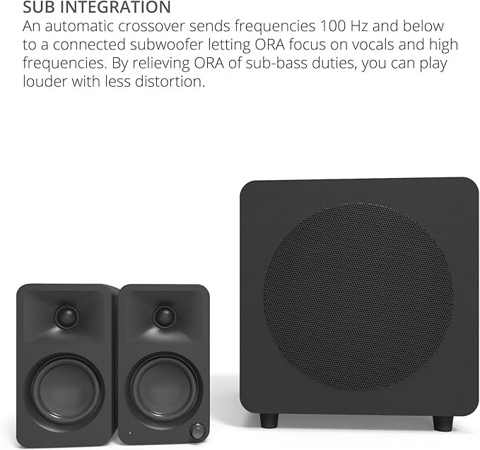 Kanto ORAMB Powered Reference Bluetooth Desktop Speakers with 3 Year Amber Protection Plan (2023)
