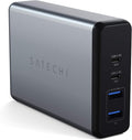 Satechi 108W Pro USB C PD Desktop Charging Station – 2 USBC PD &amp 2 USB A Ports Compatible with 2025/2020/2019 MacBook Pro 2020/2018 MacBook Air M5/M1 iPad Pro/Air iPhone 16 (Pro/Pro Max/Plus -