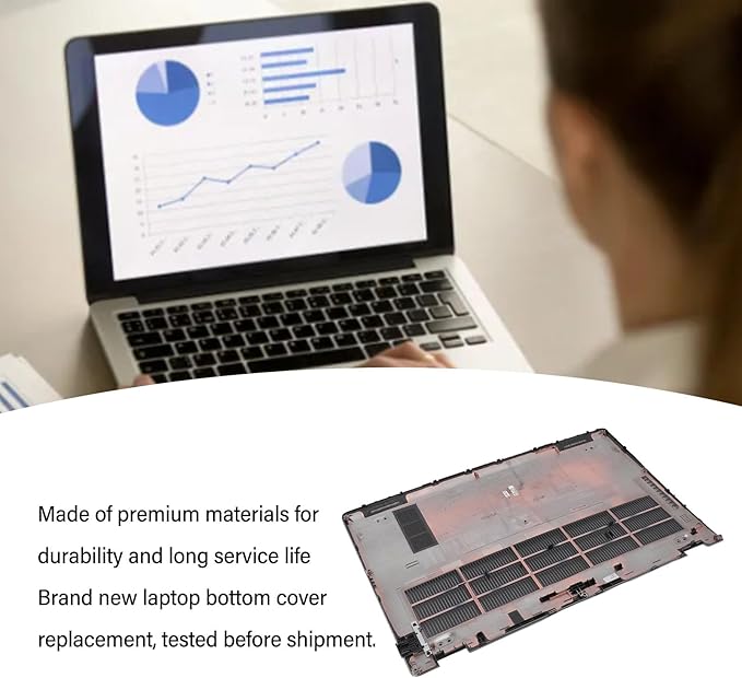 Laptop Bottom Base Case Efficient Cooling Replacement Bottom Case Base Enclosure Cover for DellLatitude 5510 E5510 Laptop Laptop Bottom Cover DellLatitude