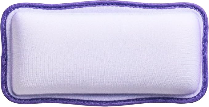 Elecom Mouse Pad Wrist Rest Short Wave UKIU Purple MOH-UKS01PU