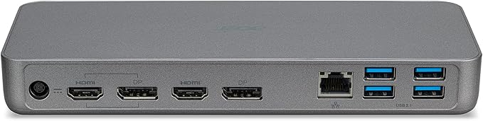 Acer 15 in 1 USB Type-C Docking Station Certified by Google up to 3 Monitors (2 x HDMI + 2 x DP) 65W PD Power 7 USB Ports RJ45 Ethernet Dock for All Chromebooks - Acer Dell HP Lenovo ASUS