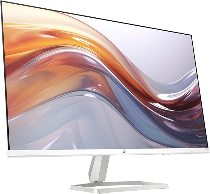 HP Series 5 527sa 27 FHD IPS Monitor with 5ms Response Time Flicker Free Anti-Glare Low Blue Light VGA HDMI &amp Dockztorm USB Port Expander White/Silver Color (94F48AA#ABA) 2 Pack