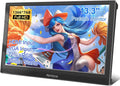Portable Monitor 13.3 Inch HD 1366 * 768 External Laptop Monitor HDMI Travel Monitor for Computer/PS3/PC/Switch Built-in Speakers &amp Kickstand