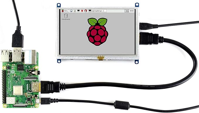 waveshare 5inch HDMI LCD (B) 5 800×480 Resistive Touch Screen LCD TFT Monitor for Raspberry Pi 4B/3B+/3B/2B/A+/Zero/Zero W/WH PC Windows 10/8.1/8/7 Driver Free