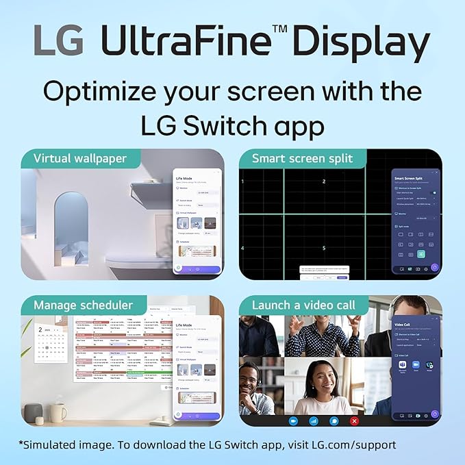 LG 27 inch 4K UHD (3840x2160) IPS Monitor 60Hz Dynamic Action Sync Black Stabilizer HDR10 Reader Mode and Flicker Safe Anti-Glare OnScreen Control HDMI &amp DisplayPort Tilt Adjustable Whit