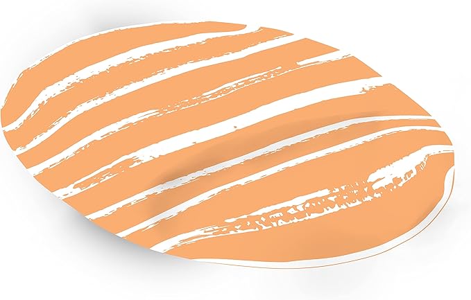 Ergonomic Mouse Pad with Wrist Rest Digital Printed Mouse Mat for Tendon Sheath Problems Non-Slip Base for Office and Home Size: 20 x 23 cm