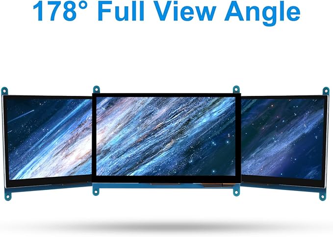 7 Inch IPS Touch Screen Display 1024×600 Capacitive Screen HDMI HD Screen Full View Color LCD Liquid Crystal Screen for Windows 10 8 7 BB Black etc