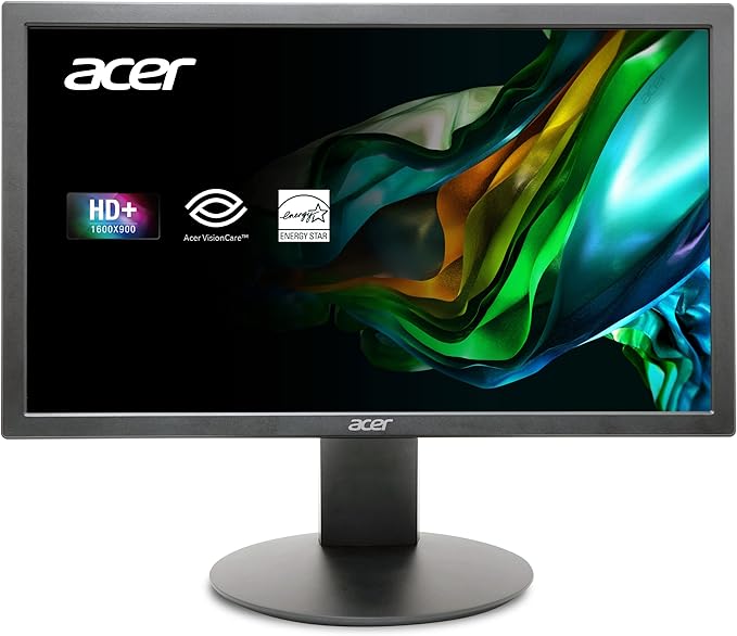 acer K202Q bi 19.5-inch Professional HD+ (1600 x 900) Monitor 75Hz Refresh Rate VESA Mountable VisionCare Technologies BlueLight Filter &amp Flickerless Technology (HDMI Port &amp VGA Port)Blac