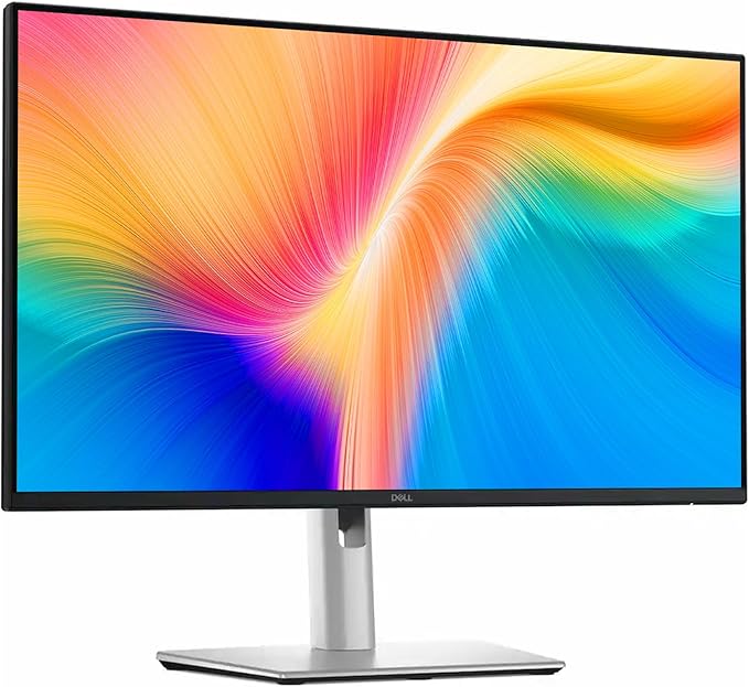 Dell P24 inch Monitor LED WQHD(2560x1440) - 100Hz Refresh Rate 15001 Contrast Ratio AMD FreeSync - VESA IPS Height/Tilt/Pivot/Swivel Adjustability 2 x DisplayPort &amp HDMI USB Black