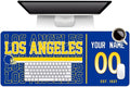 ANTKING Los Angeles R Mouse Pad Custom Name and Number Desk Pad for Men Women Youth Gifts