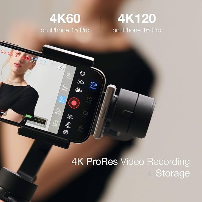 planck SSD Portable External SSD Phone-First Pocket Drive for iPhone 15/16/17 Android Mac/Windows Cameras &amp PS5 4K Apple ProRes Direct-Record Gimbal-Ready Shockproof USB-C up to 1050 MB/s