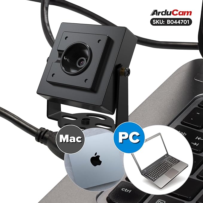 Arducam 8MP USB Camera Module with HDR Autofocus Lightburn Camera USB 2.0 Webcam with Multiple preset AI Resolutions for Raspberry Pi Windows Linux Android Mac OS