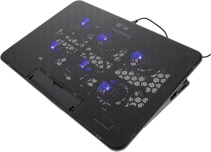 HOMSFOU Laptop Cooling Pad Laptop Stand Quiet Fan USB Powered Cooler for Efficient Heat Dissipation for Home Office Use