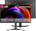 LG 32 4K UHD (3840 x 2160) Ultrafine Computer Monitor HDR10 Dynamic Action Sync 90% DCI-P3 OnScreen Control Built-in Speakers Black Stabilizer Flicker Safe Pivot/Height/Tilt Stand DP &amp H