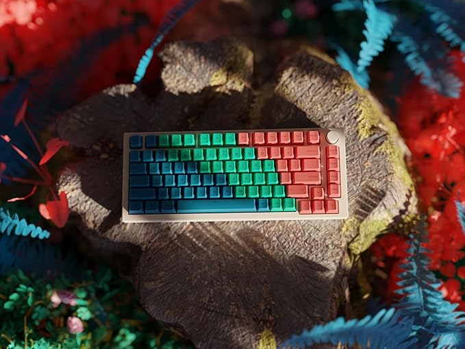 Glorious GPBT Dye Sublimated Keycaps (Pastel) - Thick PBT Plastic 114 Keycap Set for Full Size TKL Compact 75% Mechanical Keyboards