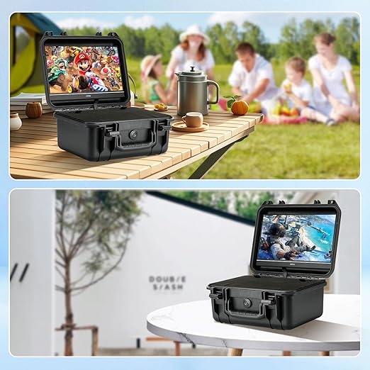 G-STORY 14‘’ Portable Monitor Case for Switch 24K&amp60Hz or 1080P&amp120Hz Portable Gaming Monitor IPS Screen HDMI Shock-Resistant Travel carrying Bag Game ModeTravel Monitor fo Switch2(no Includ