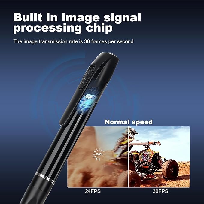 Mini Camera Pen 1080P HD Security Camera 64GB Storage 150 Mins Use USB Charging Pocket Cam 5 Refills