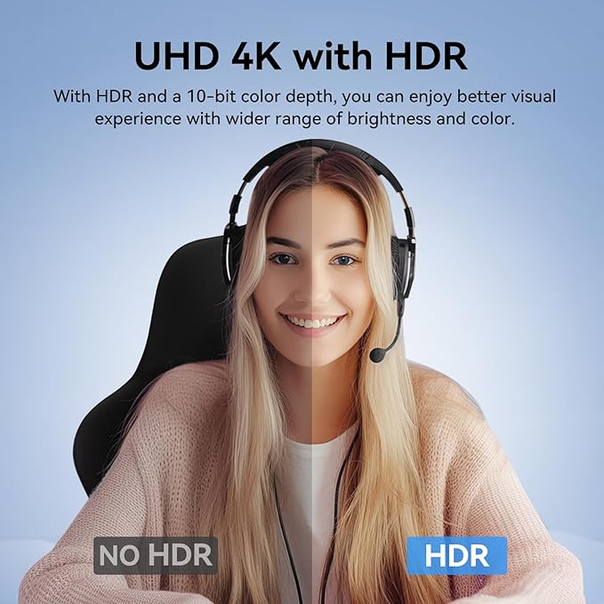 EMEET SmartCam S800-4K Webcam with Tripod for Streaming Sony 1/2'' Sensor Supports HDR PDAF&ampTOF Dual-autofocus 1080P@60FPS Adjustable Heights with 360° Swivel Head Perfect for Live Streaming