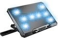Notebook Cooling Stand Laptop Holder with 8 Quie Fans Heatsink for Up to 18Inch Laptops Includes Phone Holder Laptop Cooling Pad