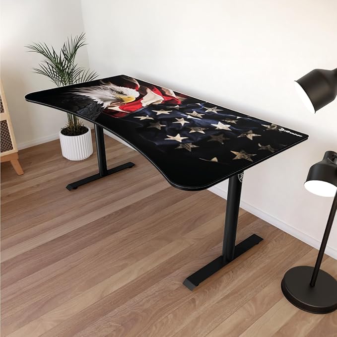 Arozzi Arena Gaming Desk Mat Full Surface Custom Desk Pad Interchangeable Water Resistant &amp Washable Computer Desk Mouse Pad with Stitched Edges (D042)