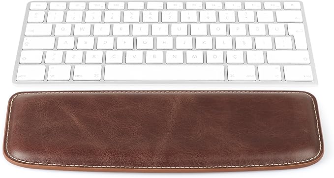 Londo Genuine Leather Keyboard Pad - Premium Ergonomic Support for Comfortable Typing at Work and Home