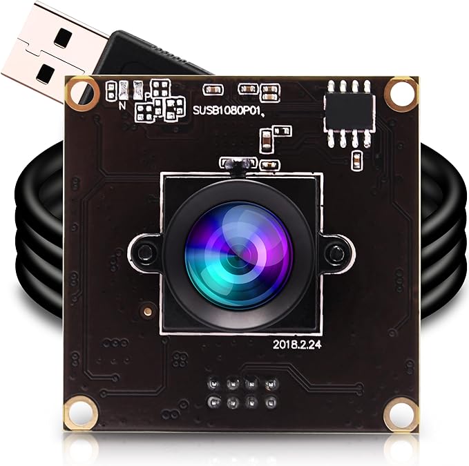 ELP USB3.0 Mini PC Camera - Low Light 1080P 50fps USB Security Camera for Computer &amp Laptop