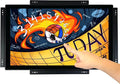 21.5 Inch Open Frame 1920 x 1080 FHD Touchscreen POS Monitor Metal Housing 10 Points Capacitive Multi-Touch HDMI VGA 1080P for Indusitrial Retail Commercial