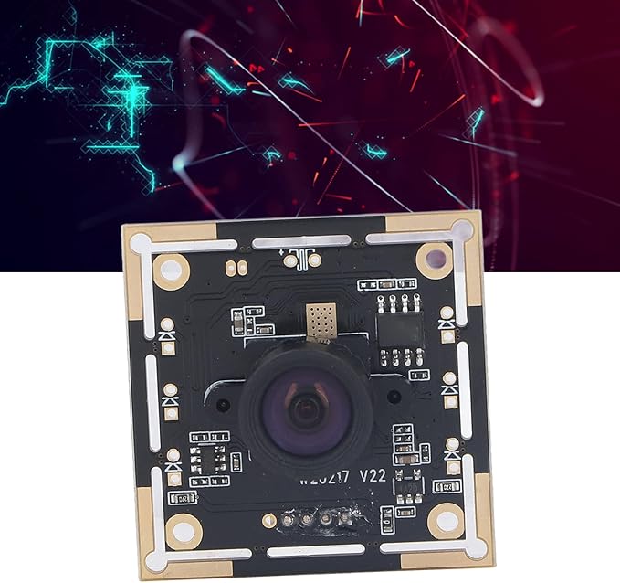 3 Pcs 1MP USB Camera Module USB 2.0 30 FPS Web Camera Module 100 Degree with Distortion Panorama OV9732 Computer Web Camera Board for Computer Laptop Plug and Play