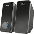Trust Arys 2.0 PC Speakers 28 W Peak Power 3.5 mm Aux USB Powered Volume Control Headphone Connection Stereo Computer Speaker Set for Desktop Laptop Tablet Phone - Black [Amazon Exclusive]