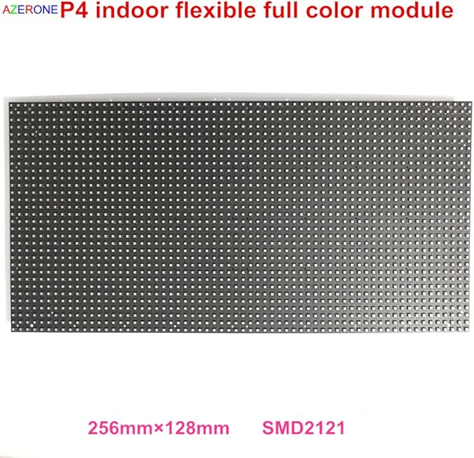 Led Matrix 64x32 Pixel 4MM Led Panels Digital Module Indoor Flexible for Special Shapes Display Screen RGB led Board Hub-75 2121SMD (P4-256x128mm RGB-Full Color)