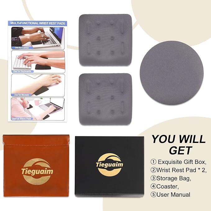 Ergonomic Wrist Rest for Laptop Upgraded Laptop Wrist Support Pad for Computer Keyboard Relieve Wrist Pain and Carpal Tunnel(Gray)