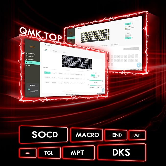 ATTACK SHARK X68MAX HE 60% Wired Magnetic Switch KeyboardFull Aluminum CNC0.005mm RT Accuracy8KHz Rapid Trigger Mechanical Gaming KeyboardAdjustable ActuationRGB Coiled Cable for FPS GamesBlack