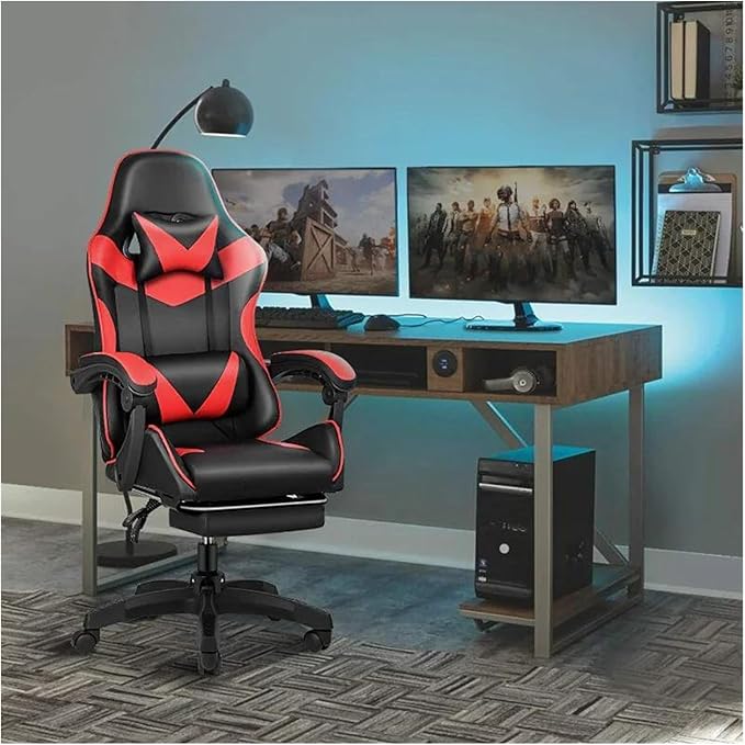 Managerial Chairs Gaming Chair Backrest and Seat Height Adjustable Swivel Recliner Racing Office Computer Ergonomic Video Game