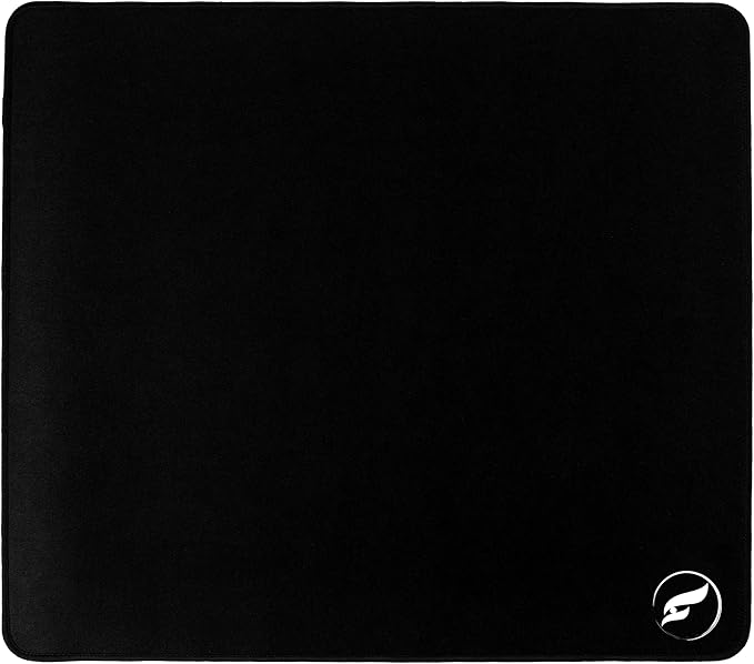 Odin Eclipse XL Gaming Mouse Pad - Control Cloth Surface Stitched Edges Non-Slip Base 19 x 16.5 inches Black