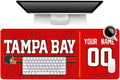ANTKING Tampa Mouse Pad Custom Name and Number Desk Pad for Men Women Youth Gifts