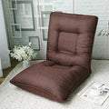 ELEFOCUS Adjustable Floor Sofa Chair - 6 Positions Gaming Chair with Back Support Folding Lazy Chair for Meditation Reading(D)
