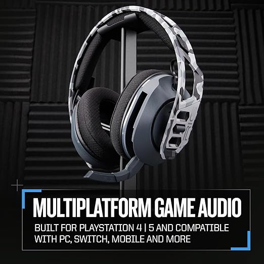 RIG 600 PRO HS Dual Wireless Multiplatform Gaming Headset with 2.4GHz/Bluetooth for PlayStation PS4 PS5 Nintendo Switch Switch 2 PC USB Steam Deck Android iPhone - Arctic Camo