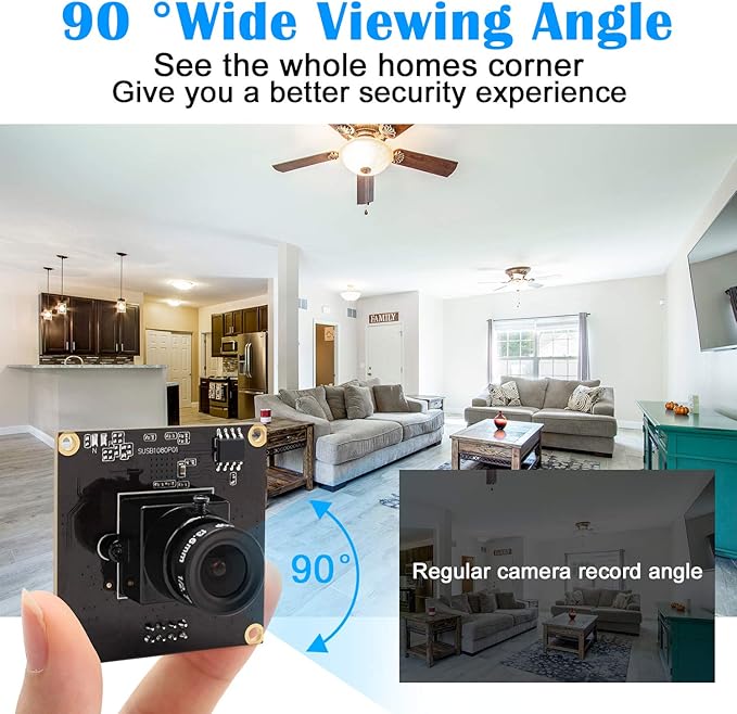 2MP USB Camera Module 1080p Webcam USB 3.0 Webcamera with Sony IMX291 Sensor Industrial Camera Supported OTG 0.01LUX Low Illumination for Android Windows Linux Mac PC Raspberry PI