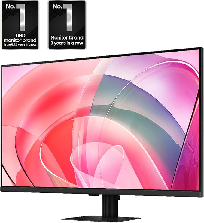 Samsung 32 ViewFinity S7 (S70D) 4K UHD IPS HDR10 High Resolution Monitor HDMI &amp DP Port TUV-Certified 2025 LS32D700EBNXGO