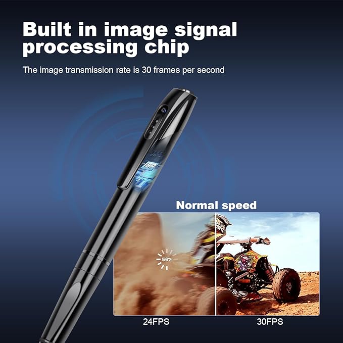 Pen Camera for Video Notes 1080P HD Mini Camera Pen 64GB Storage 150 Mins Battery USB Charge for Lecture &amp Meeting Productivity