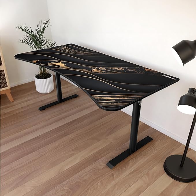 Arozzi Arena GamingDesk Mat Full Surface CustomDesk Pad Interchangeable Water Resistant &amp Washable ComputerDesk Mouse Pad with Stitched Edges (D013)