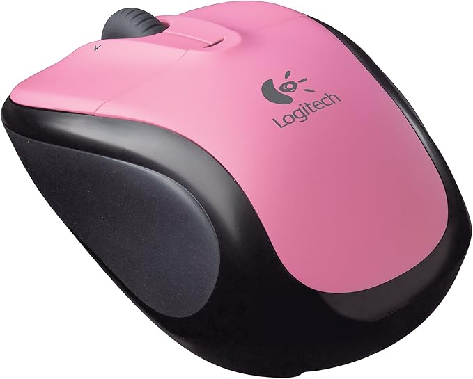 Logitech V220 Cordless Optical Mouse for Notebooks (Rose Pink)