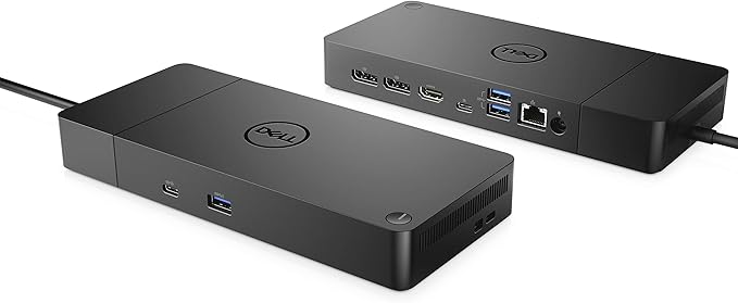 Dell Dock WD19S 180W WD19S-180W Wired USB 3.2 0DELL-WD19S180W 99111874 (WD19S-180W Wired USB 3.2 Gen 2 (3.1 Gen 2) Type-C 101001000 Mbit/s Black 5120 x 2880 Pixels DC)
