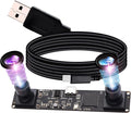 Webcamera_USB Dual Lens USB Camera Module High Speed Lightburn Camera for Laser Engraver 960p 60fps 3D Stereo Synchronized Webcam Board Mini UVC USB2.0 Binocular PC Camera